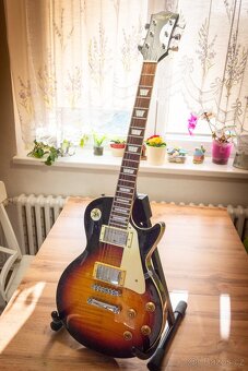 Elektrická kytara Fokus L-S CSB Cherry Sunburst+obal Warwick - 6