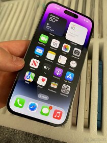 iPhone 14 PRO 128Gb…jako nový, 100% baterie…fialový - 6