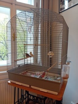 zebřičky + klec s vybavením - 6