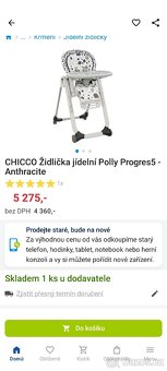 Dětská jídelní židlička Chicco - 6