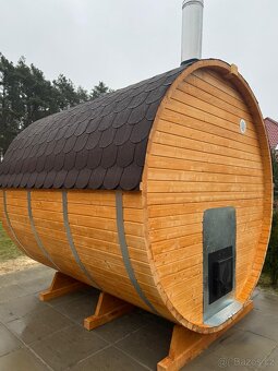 ZAHRADNÍ SUDOVÁ SAUNA 240cm DIY 2KR - 6