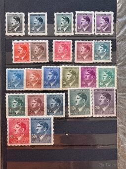 Sbírka známek z období Protektorátu a poválečného ČSR - 6