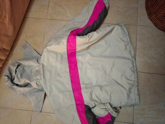Otepleny kalhoty a bunda vel.122-128 - 6