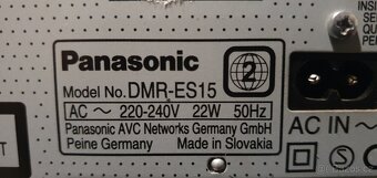 DVD-RECORDER
PANASONIC DMR-ES15. | Brno - 6