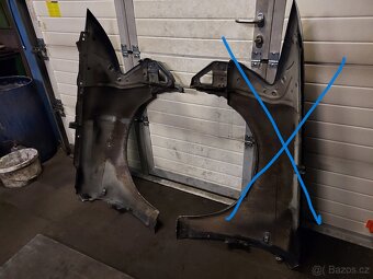 levý přední blatník na Audi A6 C6 - 6