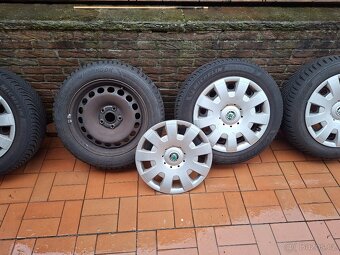 Plech disky Octavia 5x112 zimní pneu - 6