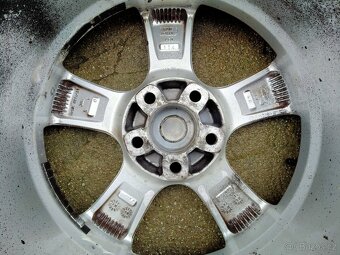 Alu kola, 7,5J x17, 5x114,3, ET 42, Pneu Continentál 4x6mm - 6