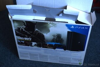 Playstation 4 PRO konzole v původní krabici +ovladač červený - 6