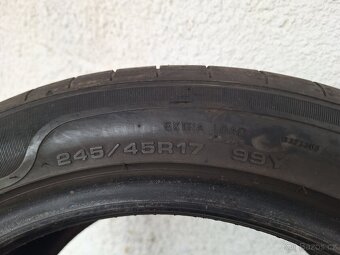 Prodám letní pneu 245/45/17 Sava - 6