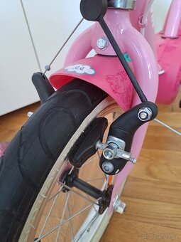 Dětské dívčí kolo B-TWIN vel 14" v super stavu - 6