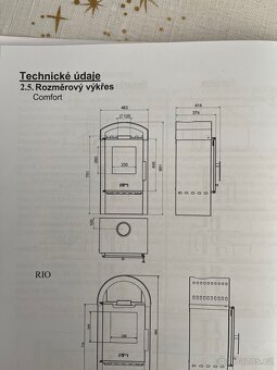 Nová krbová kamna Wamsler Comfort II vč. skla pod kamna - 6