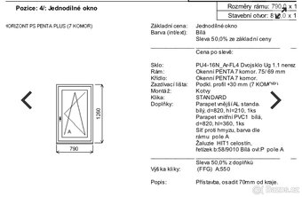 SLEVA-okno+žaluzie+sítě+parapety - 6