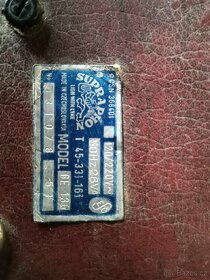 KUFŘÍKOVÝ GRAMOFON Supraphon s Deskami - retro - 6