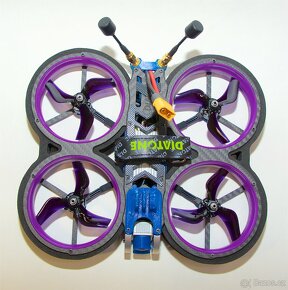 Malá koptéra cinedron Diatone MX-C Taycan HD DJI FPV Purple - 6