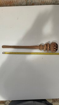 Ručně vyráběný dřevěný šlehač na kakao (Molinillo) - 6