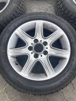Alu disky 5x120 z vozu BMW řada 1, pneu zimní - 6