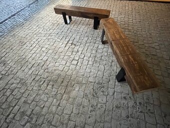 Dubové Masivní lavice DB-A Bänke - 6