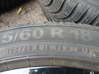 Sada ZÁNOVNÍCH Alu kol Brock 195/60R18 zimní - 6