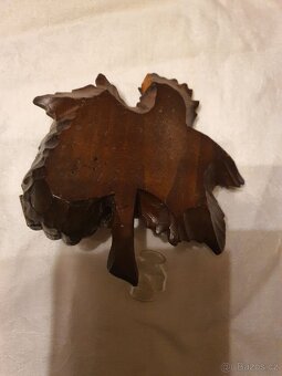 Starožitný dřevěný kalamar - 6