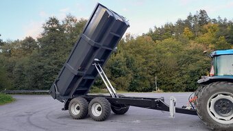 Traktorový návěs,Přívěs,Vlek za Traktor,Vlečka,Dumper 16t - 6