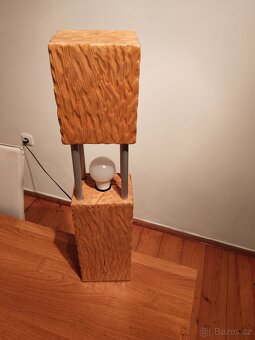 Dřevěné dekorační lampa - 6