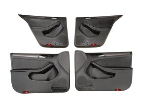 Sedačky černá kůže šedá látka VW Jetta 4 sedan r.v. 2013 - 6