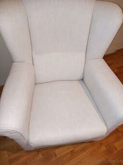 KLIPOS křeslo SS02 – bílá káva - 6