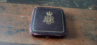 Německo Stříbrná medaile Vilhelm II. Jubileum svatby. - 6