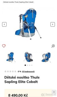 Dětské nosítko Thule Sapling Elite Cobalt - 6