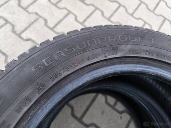 205/55/16 , Nokian celoroční - 8mm , 2 kusy - 6