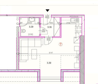 Nový byt 1+kk, Nupaky, Praha východ - 6