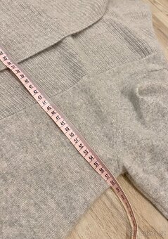 Kašmírový dlouhý svetr 100%kašmír, kardigan přehoz - 6