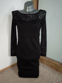 Dámské černé šaty. - 6