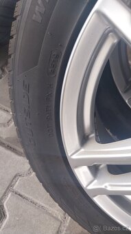 Prodám alu kola na vozy ŠKODA, VW pneu 215/55/17 - 6