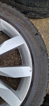 Alu kola 5x112 Škoda R17 pneu 205/50R17 continental zimní - 6