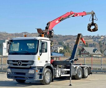 Mercedes-Benz ACTROS 2544-6x2–Hákový nosič kontejnerů+HR-LHO - 6