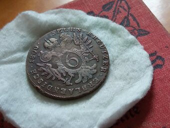 VZÁCNÝ 6 KREUZER 1800 F SBÍRKOVÝ - 6