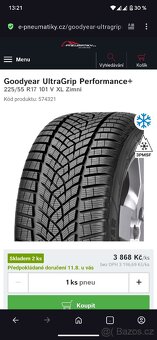 215/55 R17 98V Goodyear UltraGrip Performance ZIMNI - 6
