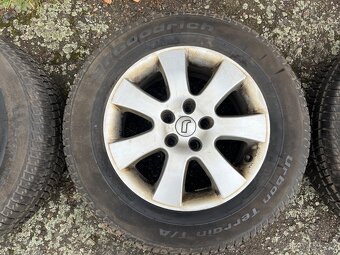 Zimní terénní kola 215/65/16 AT, vzorek 8,5mm 5x112 - 6