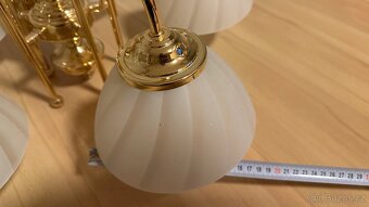 Lustr zlaty 5 ramen - 6