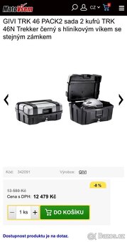 Givi trk 46N Trekker Top case s hliníkovým víkem. - 6