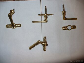 staré mosazné kličky - 6