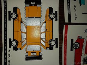 Samolepky rallye a papírové modely auta - 6