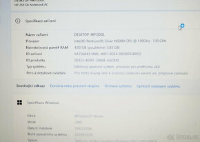 Notebook HP 250 G6, černá 3VJ20EA#BCM - 6