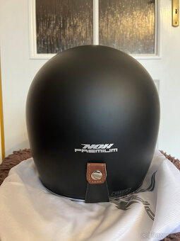 Helma na motorku NOX PREMIUM Revenge matná černá - 6