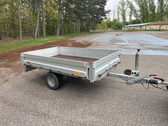 ✅Bržděný přívěs Humbaur 1200 kg, 140x230 cm, nová stk - 6