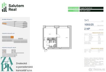 Pronájem bytu 1+1, Střekov, Ústí nad Labem, ev.č. 01071 - 6