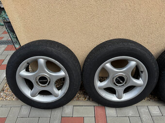 Alu kola Zender 15" 4x100, 7Jx15 ET35, zimní pneu 185/65/15 - 6