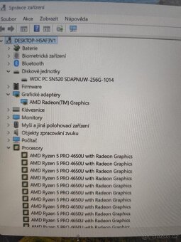 HP EliteBook 855 G7, Ryzen 5 PRO 4650U, 16GB RAM, 256GB NVMe - 6