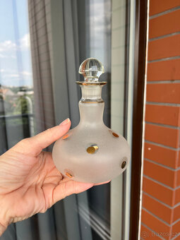 Flakón, karafka 250ml s puntíky, matované sklo - 6